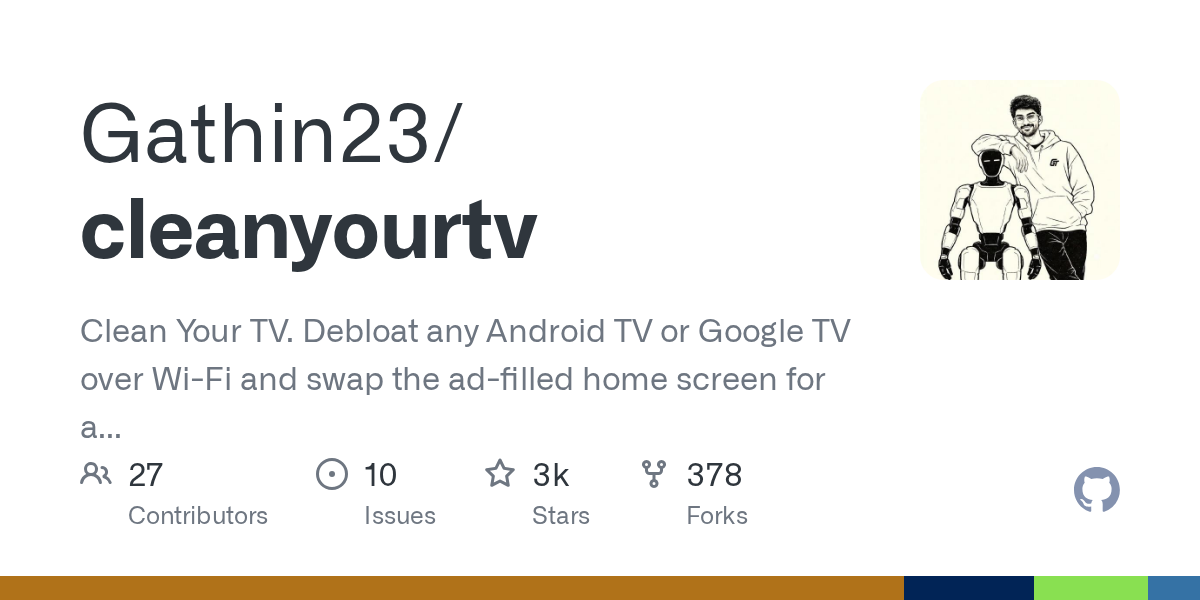 cleanyourtv 电视去广告