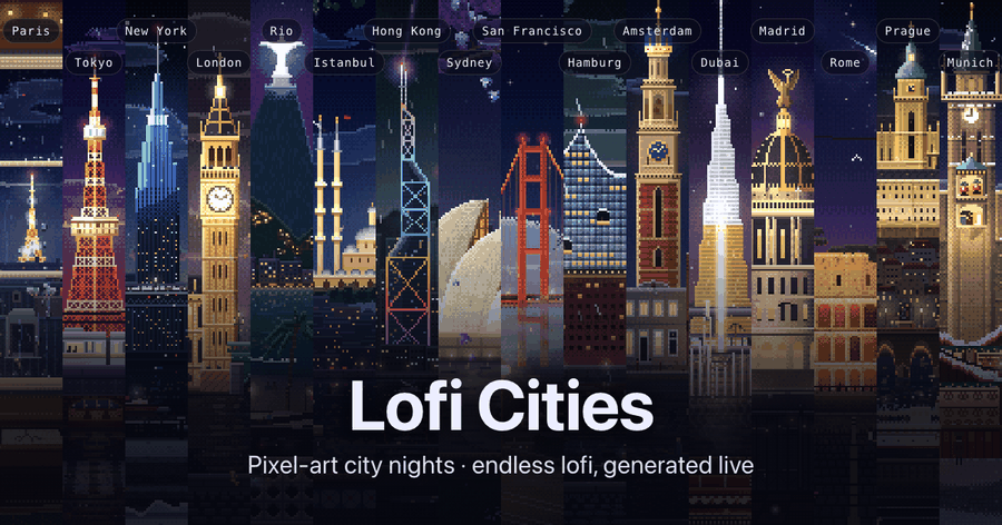 Show HN: Lofi Cities