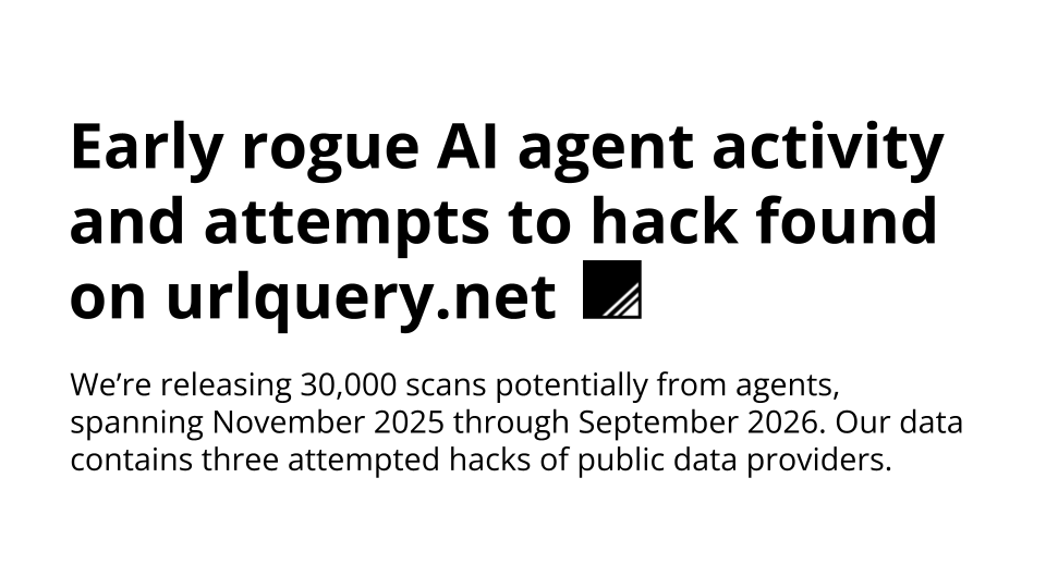 Early rogue AI agent activity