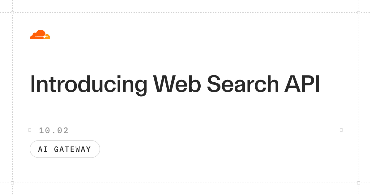 Cloudflare Web Search API