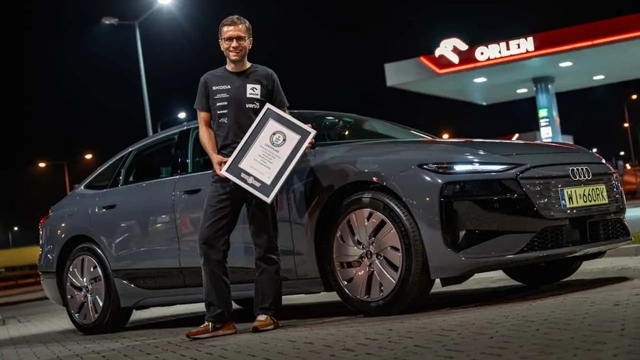 奥迪 A6 Sportback e-tron 单次充电行驶 1338 公里