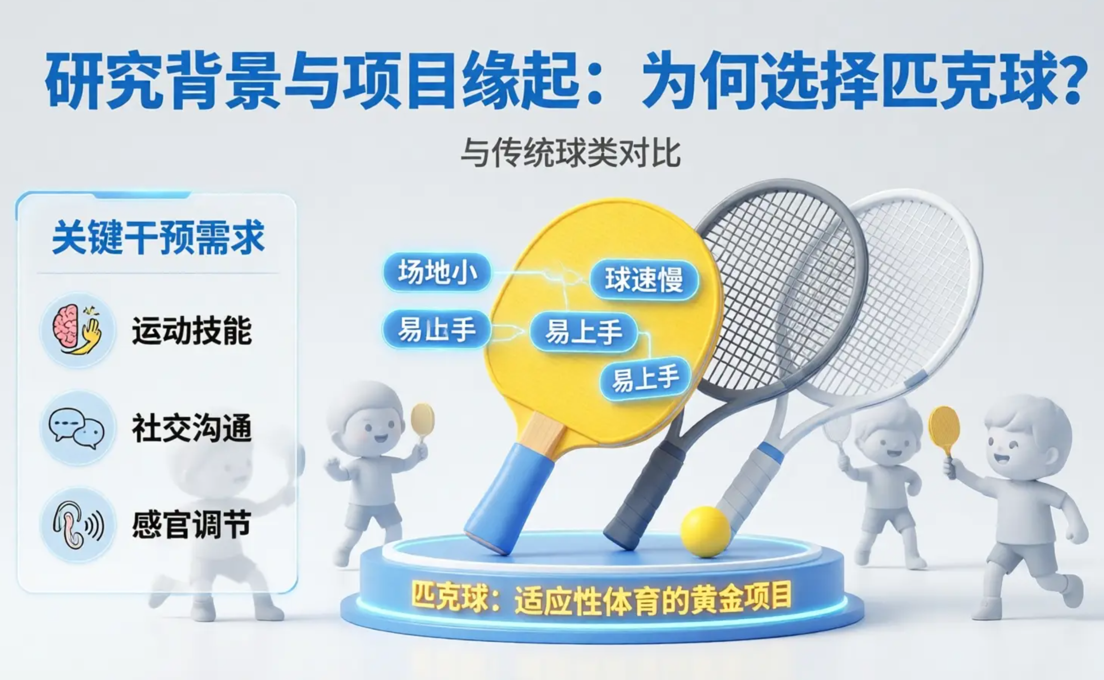 为什么要为孤独症儿童开设匹克球课程？