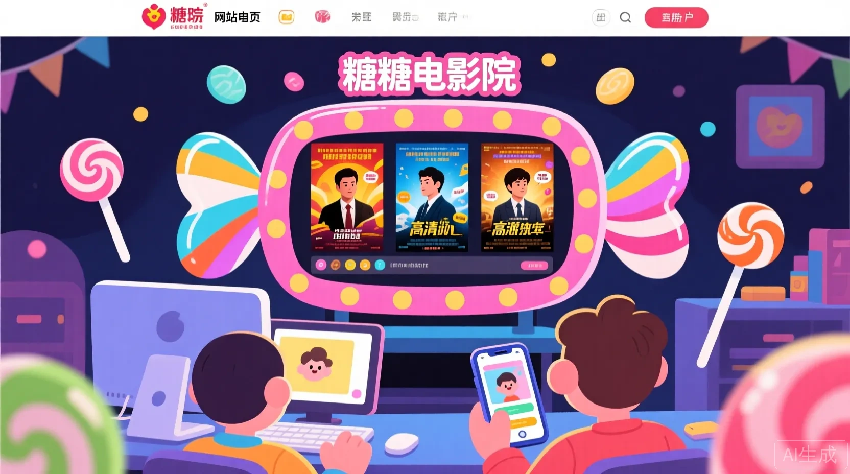 🔮【喜糖影院】全新影视平台重构完成