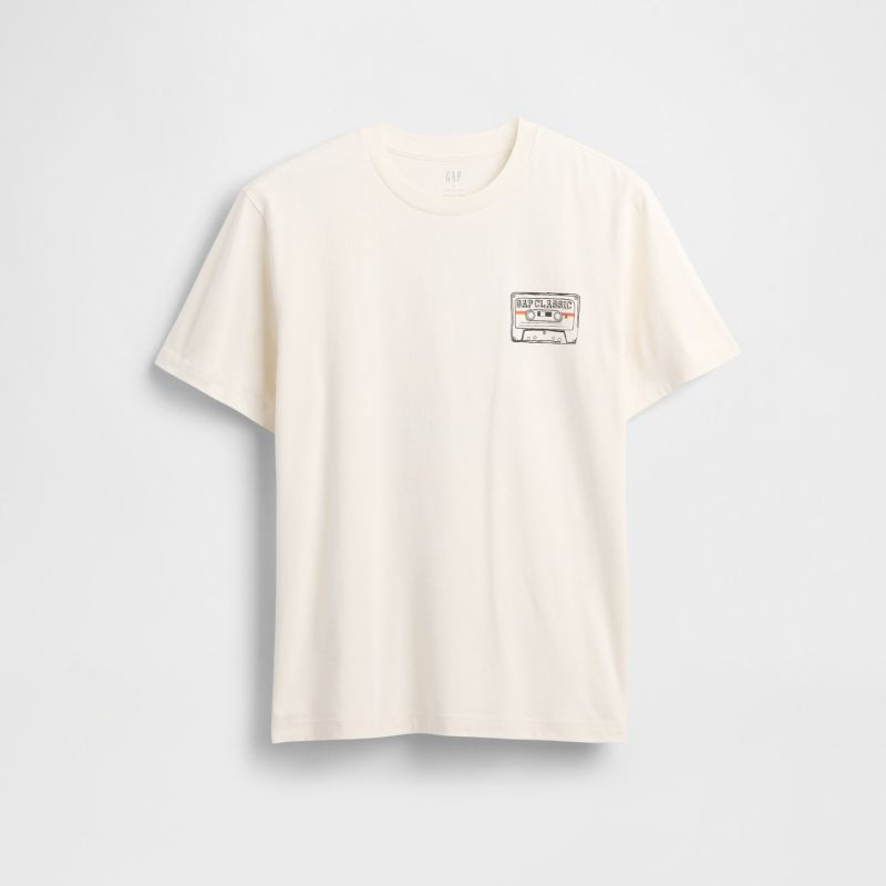 Gap 男女装纯棉 logo 印花 T 恤